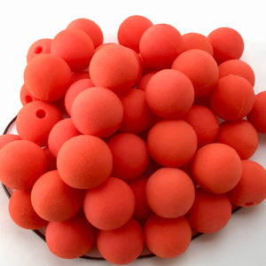 Premium Foam Clown Noses is made from high quality soft foam. The 1.5" bright orange sphere has a slit that is easily opened up and the clown nose is placed on person's nose. Click on the picture to the left for more detailed views.To order select the quantity needed from drop down menu.