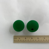 Premium Foam Clown Noses is made from high quality soft foam. The 2" dark green sphere has a slit that is easily opened up and the clown nose is placed on person's nose.