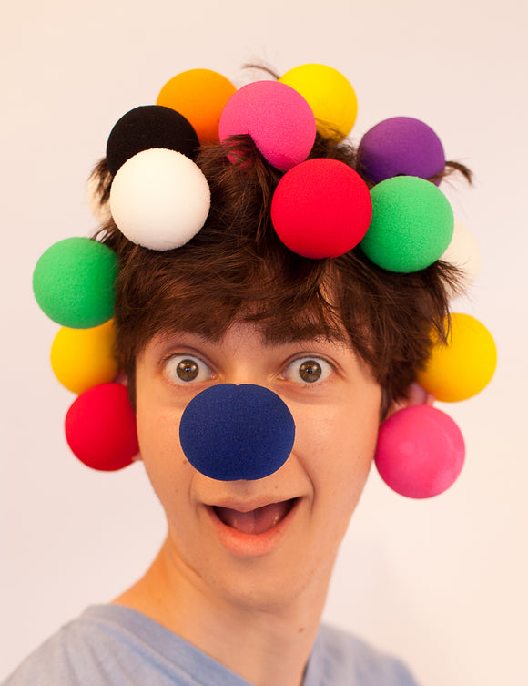 Colored Bulk Clown Noses