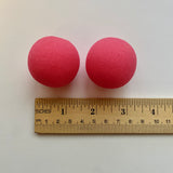 Pink Premium Foam Clown Nose 1.5" JCN3015-PINK. Sold in bags of 50. CLICK FOR DISCOUNT PRICING: from $.80 to $.63 per nose.