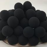 Premium Foam Clown Noses is made from high quality soft foam. The 2" black sphere has a slit that is easily opened up and the clown nose is placed on person's nose. To order select the quantity needed from drop down menu. Click on the picture to the left for more detailed views.