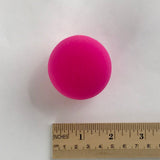 Premium Foam Clown Noses is made from high quality soft foam. The 2" pink sphere has a slit that is easily opened up and the clown nose is placed on person's nose.