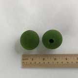 Premium Foam Clown Noses are made from high quality soft foam. The 1.5" dark green sphere has a slit that is easily opened up and the clown nose is placed on person's nose.
