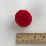 Premium Foam Clown Noses are made from high quality soft foam. The 1.5" red sphere has a slit that is easily opened up and the clown nose is placed on person's nose.