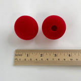 Premium Foam Clown Noses are made from high quality soft foam. The 1.5" red sphere has a slit that is easily opened up and the clown nose is placed on person's nose.
