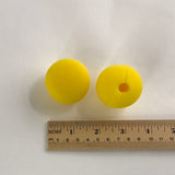 Premium Foam Clown Noses are made from high quality soft foam. The 1.5" yellow sphere has a slit that is easily opened up and the clown nose is placed on person's nose.