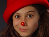 ProKNOWS noses come in a variety of shapes and sizes and are meant to glue on with clown nose glue. ProKNOWS noses are for professional or semi professional clowns that want a fun look that stands out.The JCN-T-8 is shaped like a flower and designed to fit on the tip of your nose. It has a shiny red finish for a fun clown look.